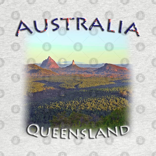 Australia - Queensland, Glasshouse Mountains by TouristMerch